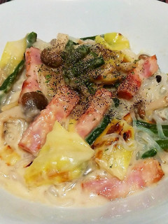 超簡単!しらたきのクリームパスタ!!-レシピのメイン写真