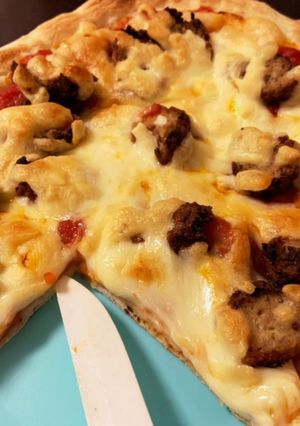 肉団子ピザ-レシピのメイン写真
