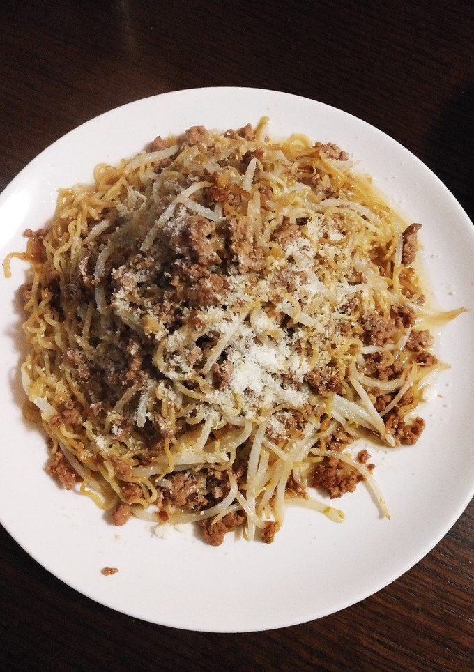 絶品☆もやしと挽き肉のオイスター焼きそば-レシピのメイン写真