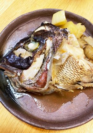 鯛あらの煮付け-レシピのメイン写真