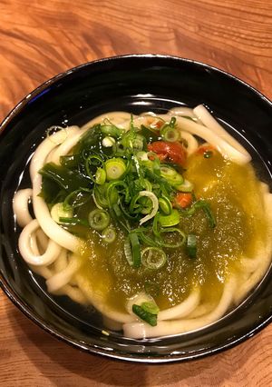 梅とろろ昆布うどん-レシピのメイン写真