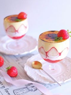 苺のブリュレパフェ-レシピのメイン写真