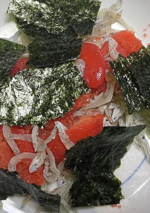 明太子とジャコと海苔-レシピのメイン写真
