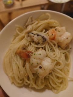 海鮮素材のジェノベーゼパスタ-レシピのメイン写真
