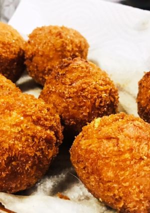 豚ひき肉のモッツァレラフライボール-レシピのメイン写真