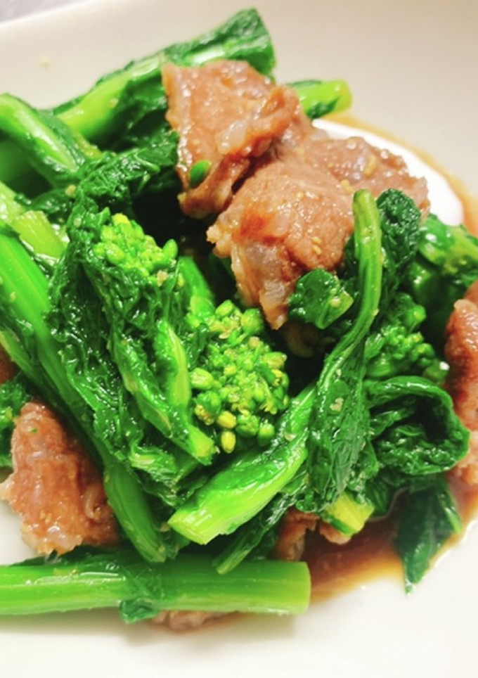 豚肉と菜の花のからし和え-レシピのメイン写真