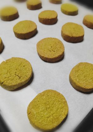 材料4つ◎サクサク抹茶クッキー-レシピのメイン写真