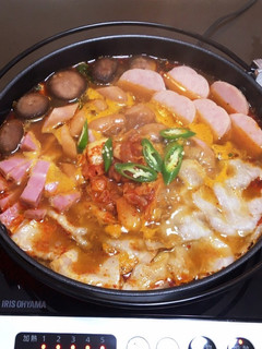 スパムの韓国ラーメンが絶品!プデチゲ-レシピのメイン写真