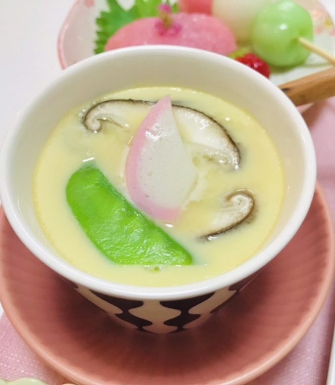 8倍濃縮白だしで簡単茶碗蒸し4人分-レシピのメイン写真