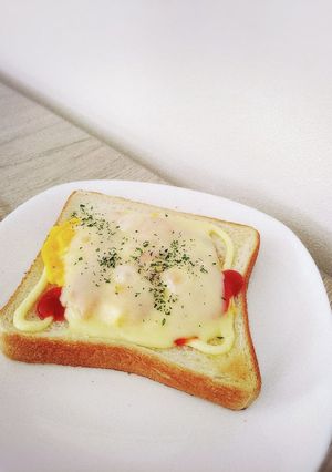 ☆スクランブルエッグチーズトースト☆-レシピのメイン写真