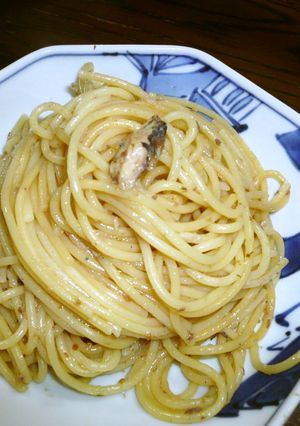 鰯のオイル漬けジェノベーゼ　スパゲッティ-レシピのメイン写真