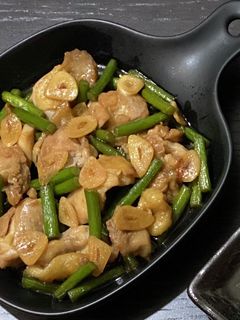もも肉とニンニクの芽炒め-レシピのメイン写真