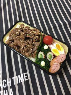 男子高校生弁当2/22焼肉弁当-レシピのメイン写真
