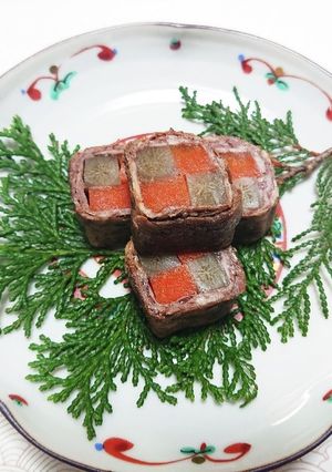 我が家のおせち☆牛肉の八幡巻き♪冷凍可-レシピのメイン写真