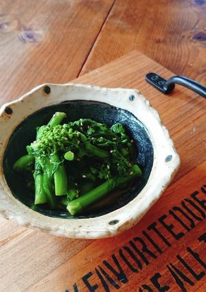 麺つゆで簡単★菜の花のからし和え-レシピのメイン写真