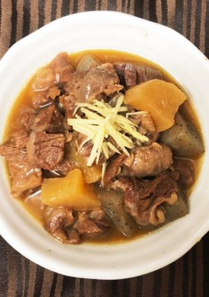 (圧力鍋)とろとろ牛すじ煮込み-レシピのメイン写真
