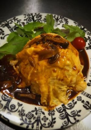 デミとトマトの、ふわトロ オムライス~-レシピのメイン写真