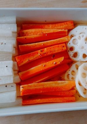お弁当★レンジ簡単★英国ピクルス★常備菜-レシピのメイン写真