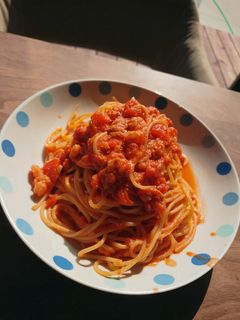 海老とツナのトマトクリームパスタ-レシピのメイン写真