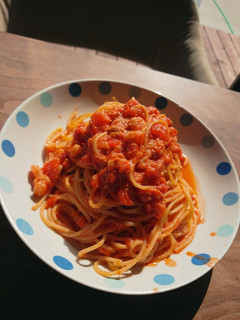 海老とツナのトマトクリームパスタ-レシピのメイン写真
