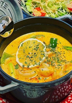 ストウブでお手軽トムヤムクン!-レシピのメイン写真