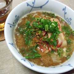 รูปของ サッポロ一番ラーメンでキムチーズラーメン