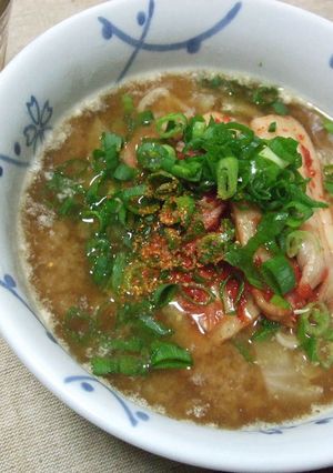サッポロ一番ラーメンでキムチーズラーメン-レシピのメイン写真
