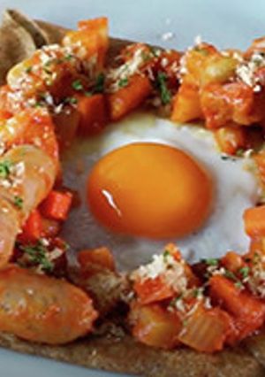 ガレット【お肉と根菜・お豆のカスレ風】-レシピのメイン写真