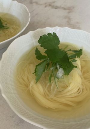 カッペリーニ•入麺スープ-レシピのメイン写真