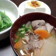 ゴボウ茶で★豚汁