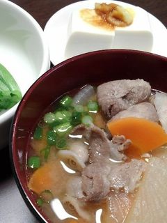 ゴボウ茶で★豚汁-レシピのメイン写真