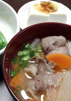 ゴボウ茶で★豚汁-レシピのメイン写真