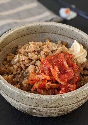 大豆ミートの甘辛そぼろ【ゆるベジ】-レシピのメイン写真