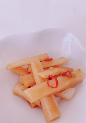 簡単常備菜*黒酢醤油麹だいこん-レシピのメイン写真