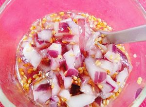 ♪かんたん酢で紫玉ねぎの中華漬け♪-レシピのメイン写真