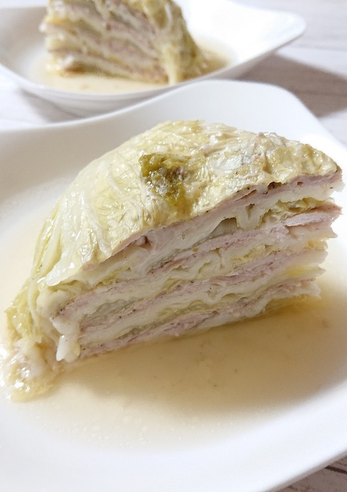 白菜と豚肉の重ね蒸し焼き-レシピのメイン写真