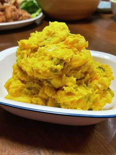 甘くないかぼちゃを救う!かぼちゃサラダ-レシピのメイン写真