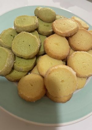 プレーンと抹茶のクッキー-レシピのメイン写真