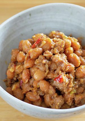 大豆たっぷり！ピリ辛にんにく味噌そぼろ-レシピのメイン写真