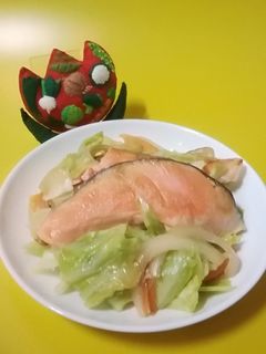 鮭のちゃんちゃん焼き風-レシピのメイン写真