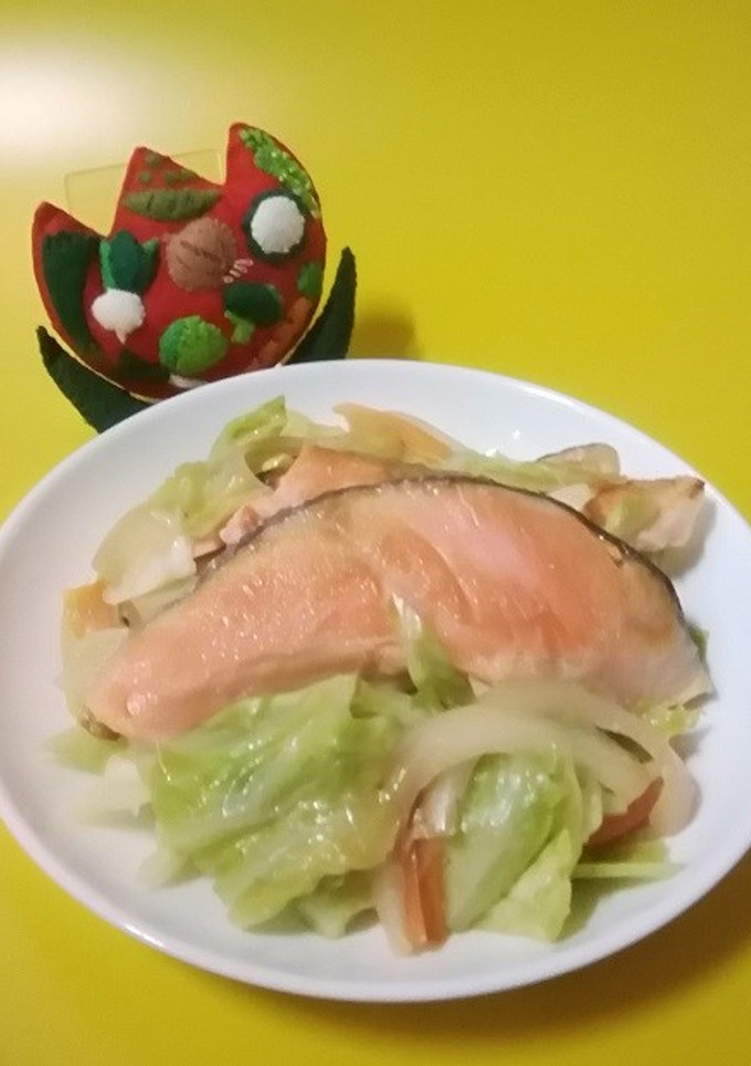 鮭のちゃんちゃん焼き風-レシピのメイン写真