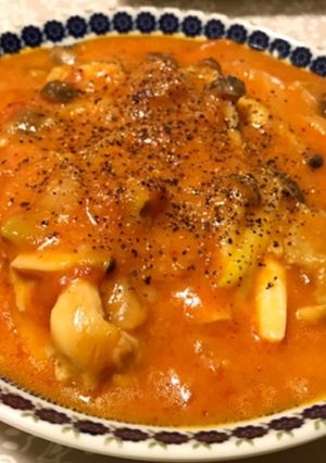 鶏肉のクリーミートマト煮込み-レシピのメイン写真