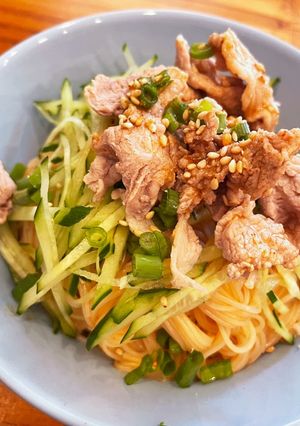 素麺でつくる★あっさりビビン麺-レシピのメイン写真