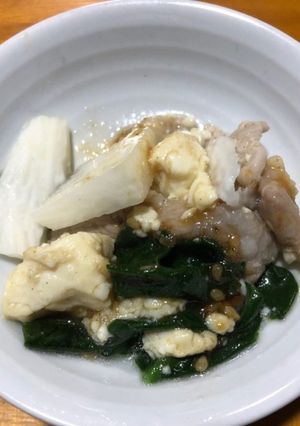 鉄分たっぷり!長芋の豚肉炒め-レシピのメイン写真