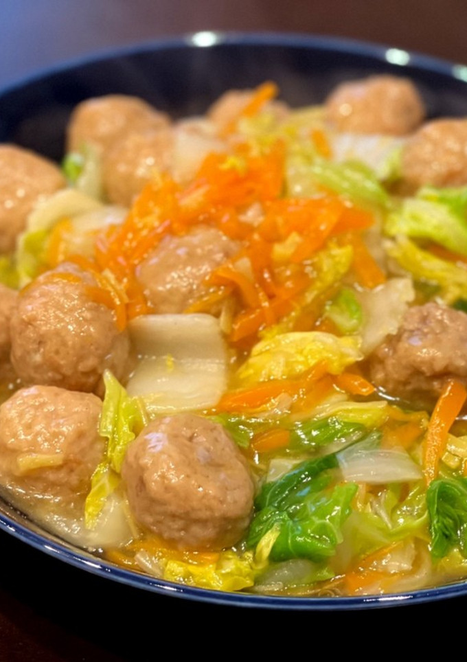 肉団子と白菜の中華炒め-レシピのメイン写真