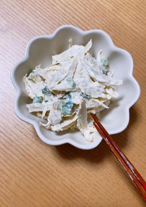 箸が進む！ごぼうのわさマヨサラダ-レシピのメイン写真