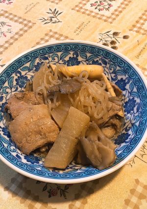 たけのこと豚バラの煮物-レシピのメイン写真