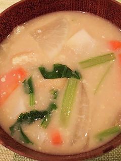 寒い日にぴったり!体あったかかす汁-レシピのメイン写真