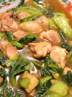 鶏と青梗菜のオイスターソース炒め-レシピのメイン写真