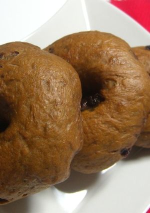 甘いおやつベーグル♪コーヒーチョコ味-レシピのメイン写真